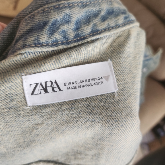 Zara denim jacket size XS - Picture 4 of 4